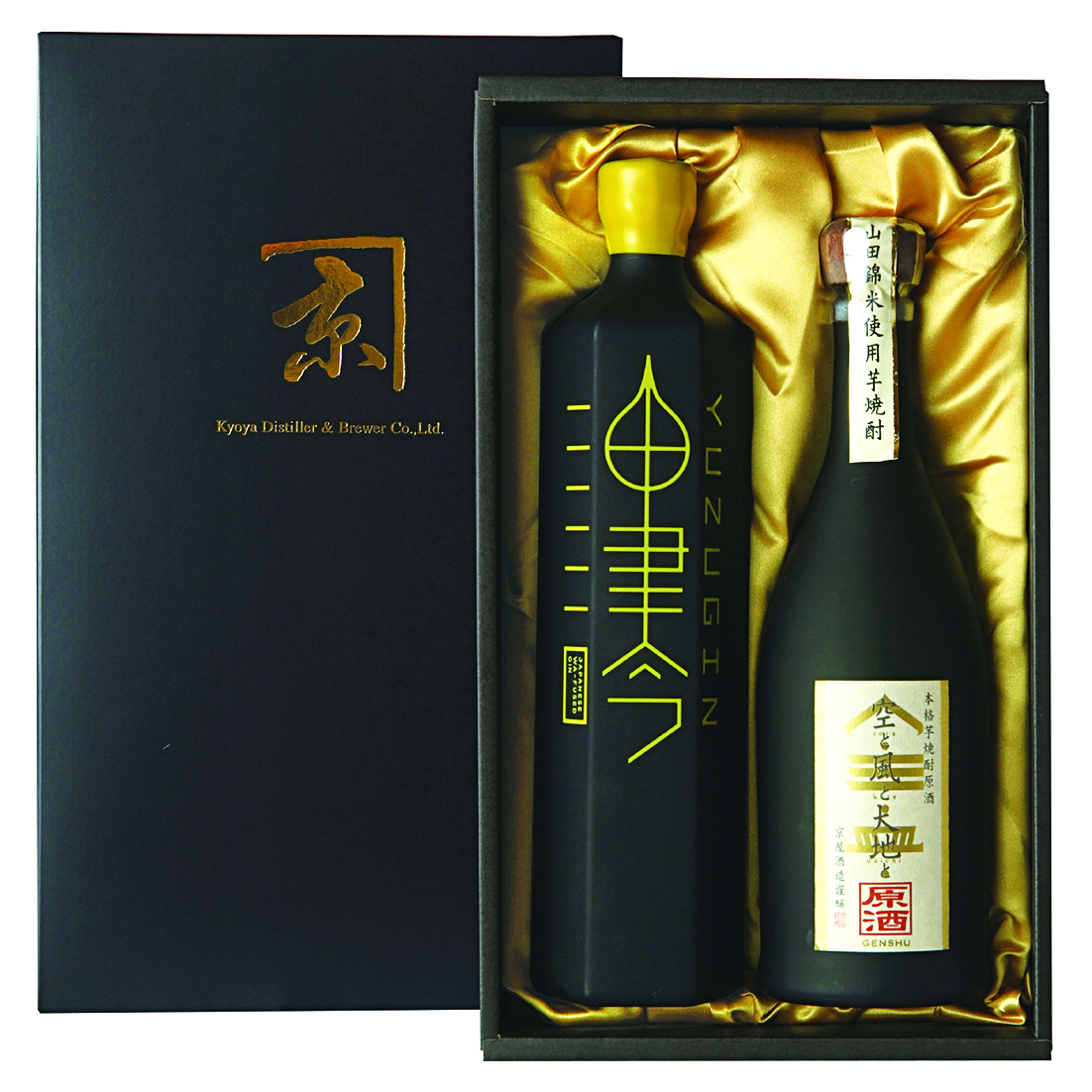 京屋酒造公式ショッピングサイト KYOYA プレミアム 2本セット (空風原酒・油津吟) 手提げ袋付き